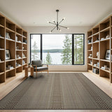 Beige Woven Seagrass Area Rug