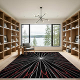 Starburst Radiance Geometric Area Rug