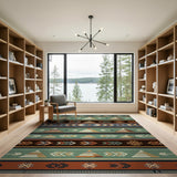 Southwestern Multi-Color Geometric Area Rug