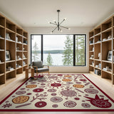 Whimsical Cookies Candy Swirls Area Rug