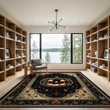 Jack-O'-Lantern Halloween Persian Area Rug