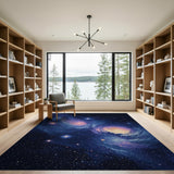 Ethereal Cosmic Vortex Area Rug