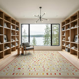 Eclectic Global Alphabets Patchwork Rug