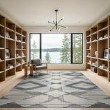 Bold Geometric Diamond Southwestern Area Rug