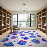 Playful Cartoon Critters Area Rug