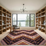 Southwestern Arrow Chevron Multi-Color Area Rug