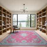 Exquisite Pink Persian Area Rug