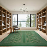 Emerald Green Diamond Trellis Area Rug