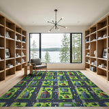 Washable Kids City Map Play Mat Area Rug, Low Pile & Non-Slip