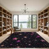 Celestial Starfield Multi-Color Area Rug