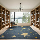 Starry Night Kids Area Rug