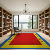 Vibrant Alphabet Learning Rug for Kids
