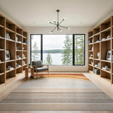 Arched Horizon Stripe Area Rug
