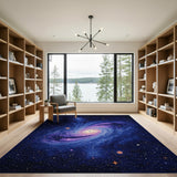 Cosmic Spiral Galaxy Area Rug