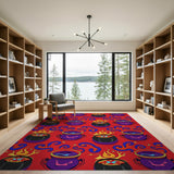 Witch Cauldron Brew Cartoon Area Rug