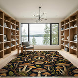 Enchanted Mushroom Wreath Area Rug