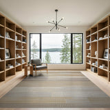 Woven Beige Neutral Geometric Area Rug
