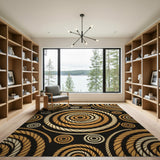 Coiled Nautical Rope Area Rug