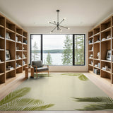 Coastal Palm Shadow Area Rug