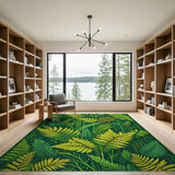 Lush Fern Canopy Area Rug