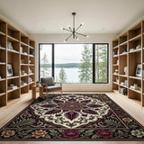 Ornate Traditional Persian Mandala Area Rug