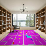Multi-color and Patterns Geometric Modern Vibrant Multi-Color Geometric Modern Area Rug