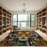 Fierce Tiger Pride Jungle Area Rug
