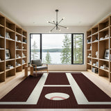Stitched Baseball Kids Area Rug