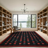 Retro Dice Maze Area Rug