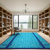 Swimming Pool Lane Area Rug