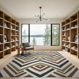 Bold Zigzag Geometric Area Rug