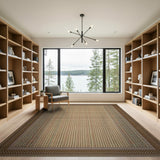 Beige Tan Heritage Tribal Area Rug
