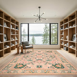 Pink Floral Vintage No. 22 Area Rug