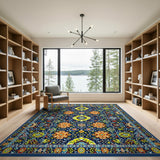Vibrant Multi-Color Persian Area Rug