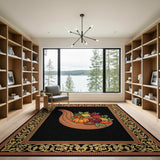 Cornucopia Harvest Fruit Area Rug