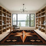 Southwestern Star Geometric Area Rug