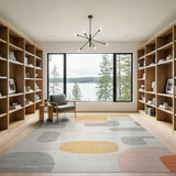 Abstract Geometric Multi-Color Multi-color and Patterns Area Rug