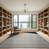 Bold Yellow Triangle Geometric Area Rug