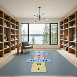Playful Hopscotch Kids Area Rug
