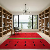 Fruit Pattern Multi-color and Patterns Watermelon Slice Fruit Pattern Area Rug