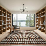 Multi-Color Harlequin Diamond Area Rug