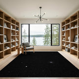 Purple Purple Nebula Starfield Area Rug