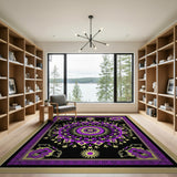 Purple Mandala Persian Area Rug