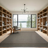 Brown Tan Textured Woven Area Rug