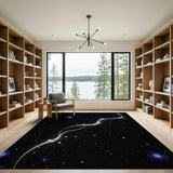 Multi-color and Patterns Cosmic Swirl Galaxy Area Rug