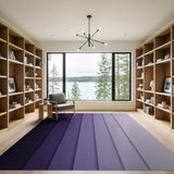 Purple Ombre Gradient Area Rug