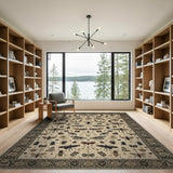 Cream Insect Collection Persian Area Rug