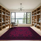 Traditional Persian Ornate Traditional Persian Red Area Rug