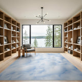 Foamy Cloud Light Blue Area Rug