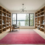 Blush Pink Ombre Gradient Area Rug